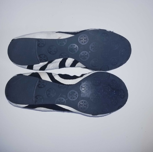 Tory Burch zebra print Abbey flats - Picture 4 of 4